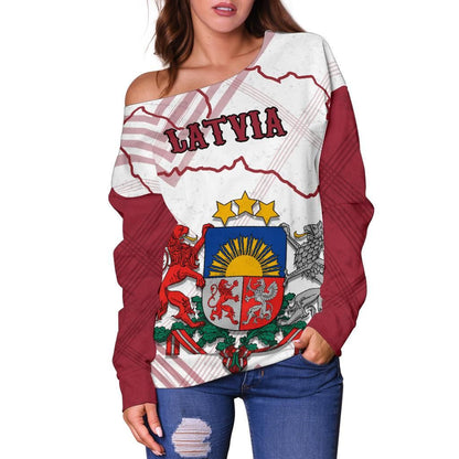 Latvia Off Shoulder Sweater