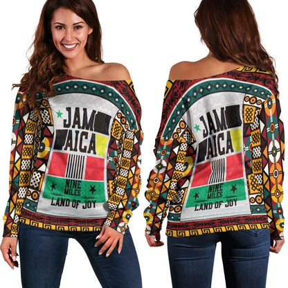 Women Off Shoulder Jamaica Nine Miles