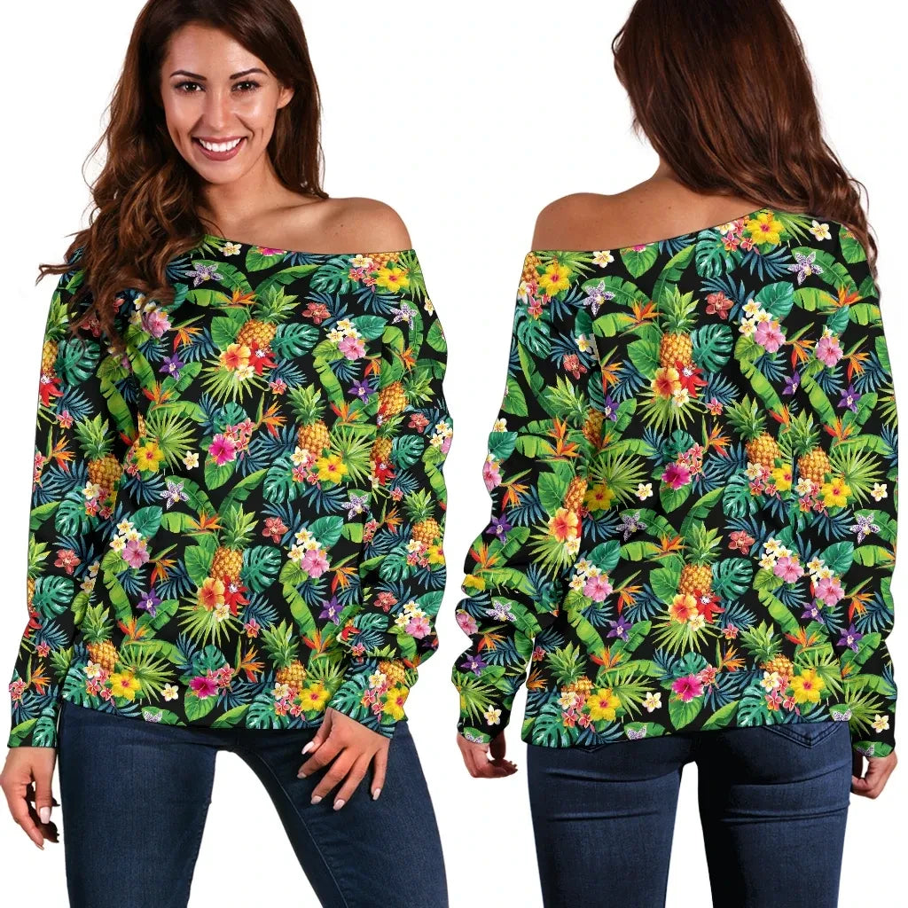 Pineapple 3Rd Off Shoulder Sweater