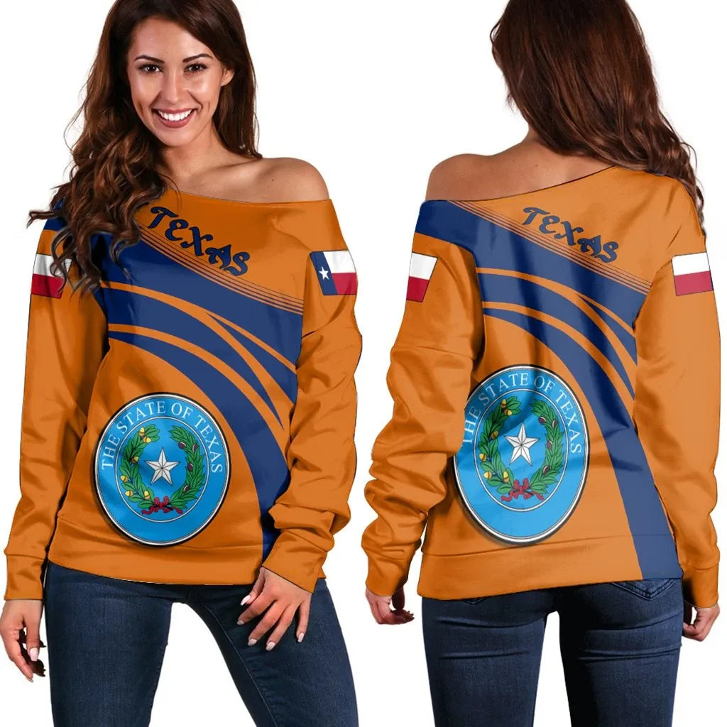 Texas Coat Of Arms Shoulder Sweater Cricket
