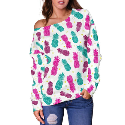 Pineapple 11Th Off Shoulder Sweater