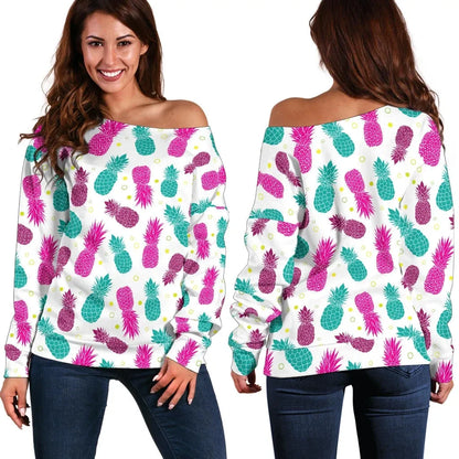 Pineapple 11Th Off Shoulder Sweater