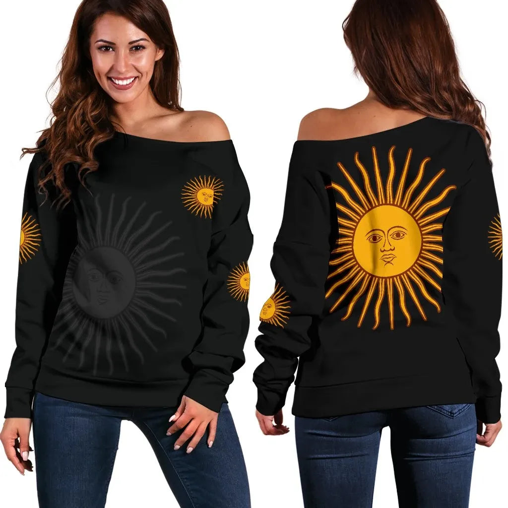 Argentina Women's Off Shoulder Sweater