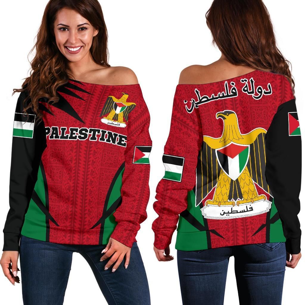 Palestine Sweater Shoulder Active