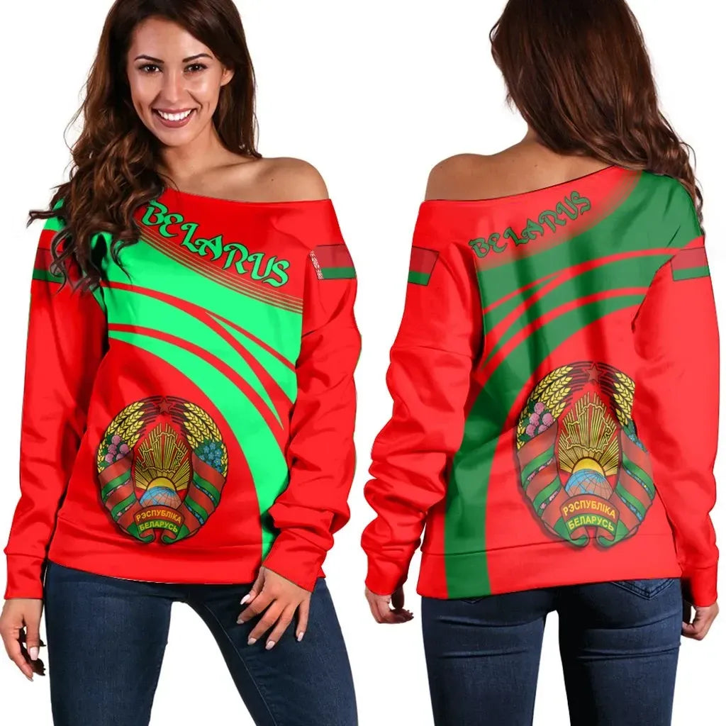 Belarus Coat Of Arms Shoulder Sweater Cricket