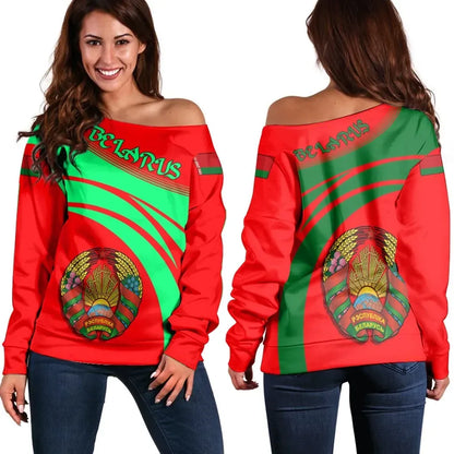 Belarus Coat Of Arms Shoulder Sweater Cricket