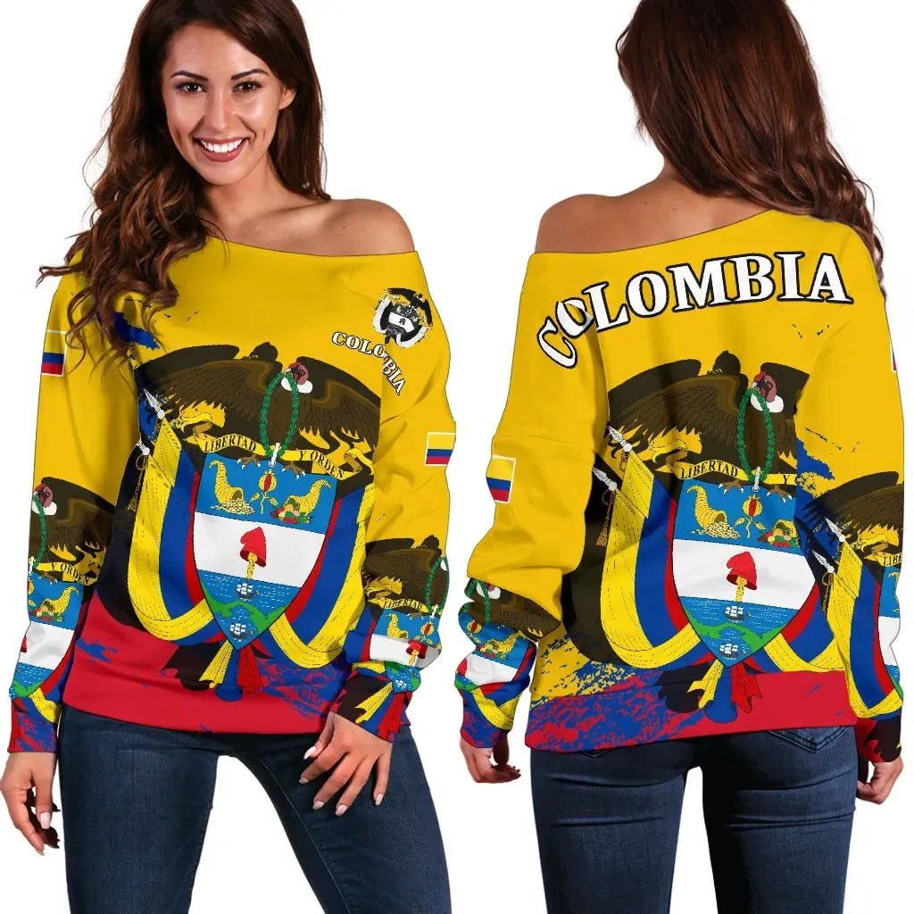 Colombia Special Off Shoulder Sweater
