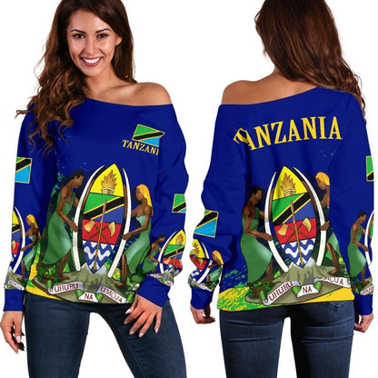 Tanzania Special Off Shoulder Sweater