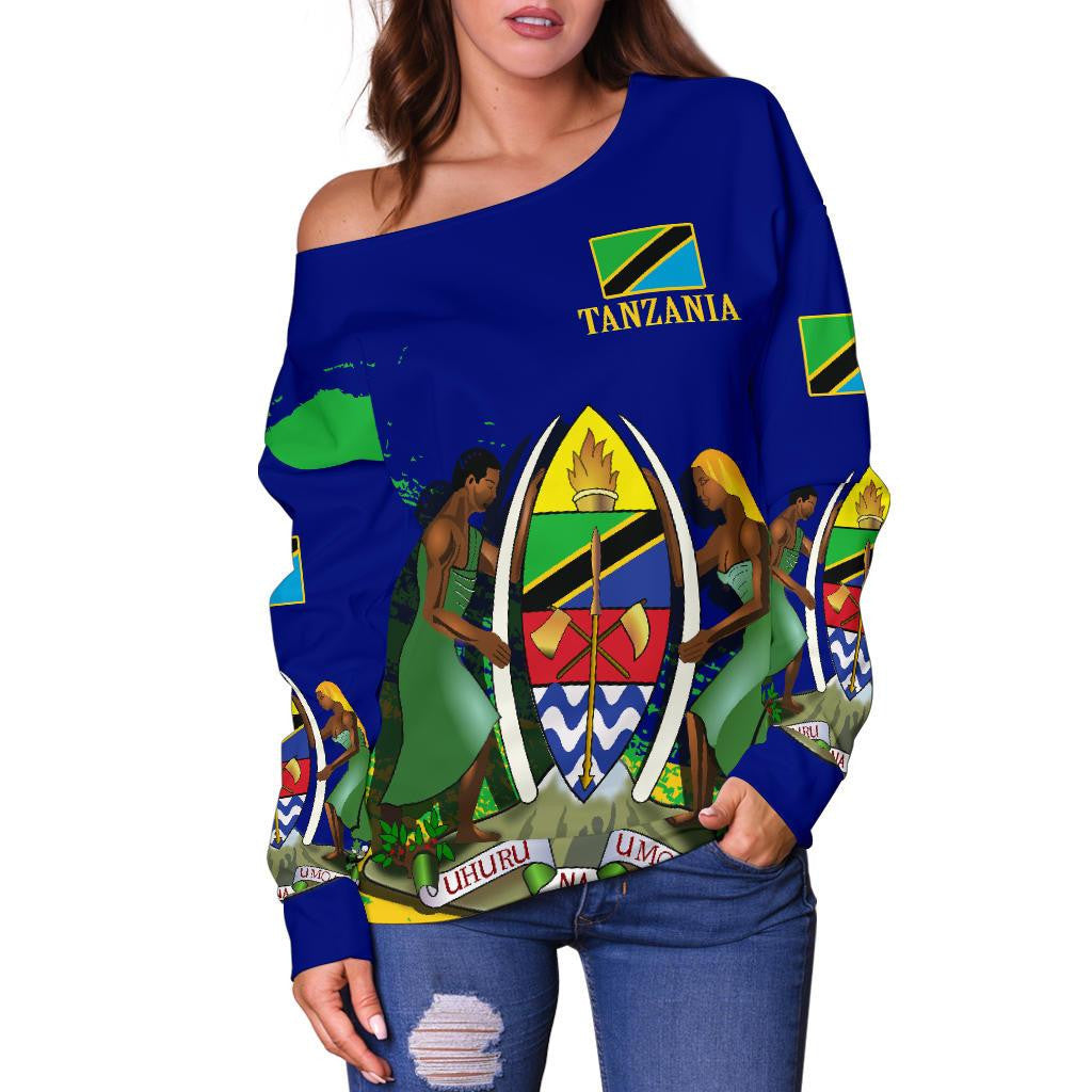 Tanzania Special Off Shoulder Sweater