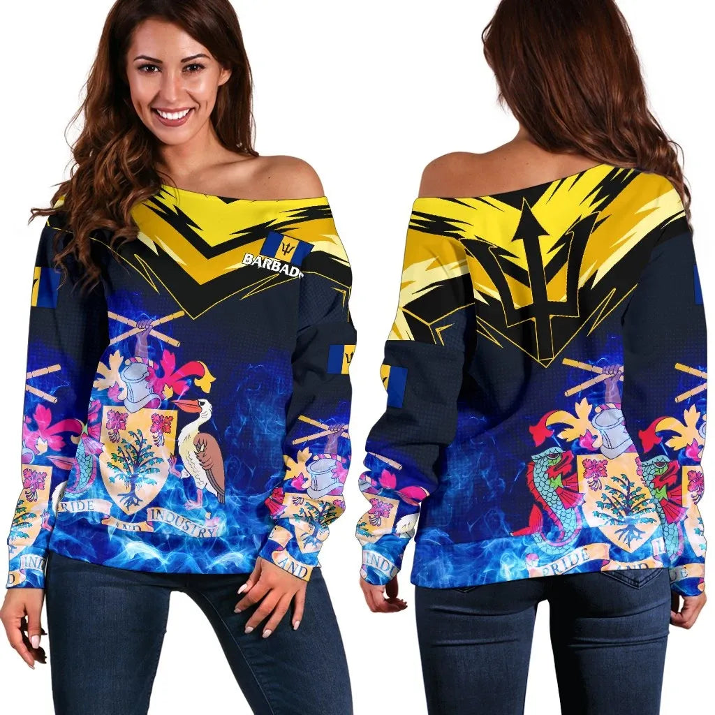 Barbados Women's Off Shoulder Sweater New Release
