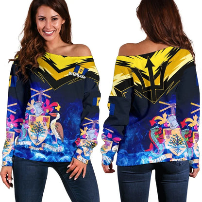 Barbados Women's Off Shoulder Sweater New Release