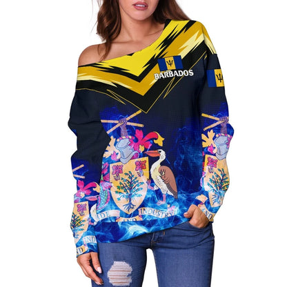 Barbados Women's Off Shoulder Sweater New Release