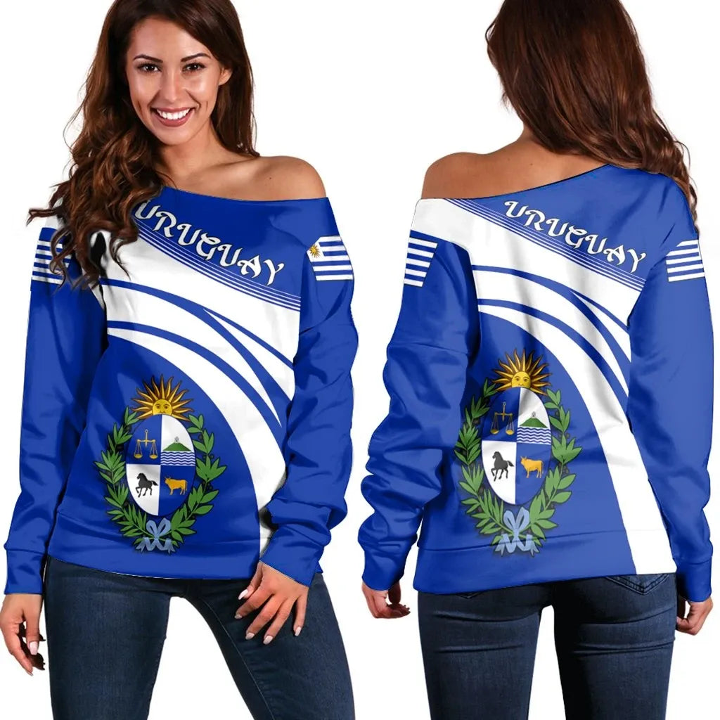 Uruguay Coat Of Arms Shoulder Sweater Cricket