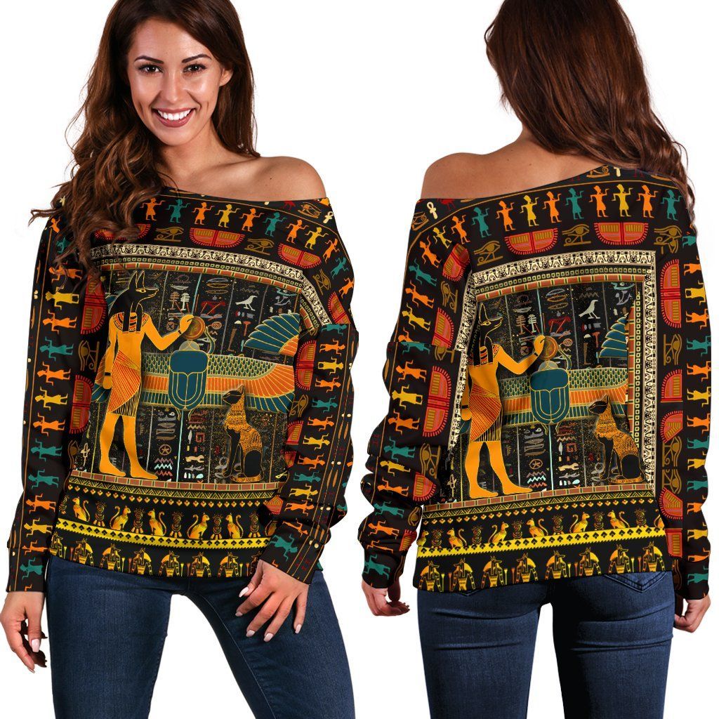 Egypt Pride Women's Off Shoulder Sweater