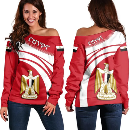 Egypt Coat Of Arms Shoulder Sweater Cricket