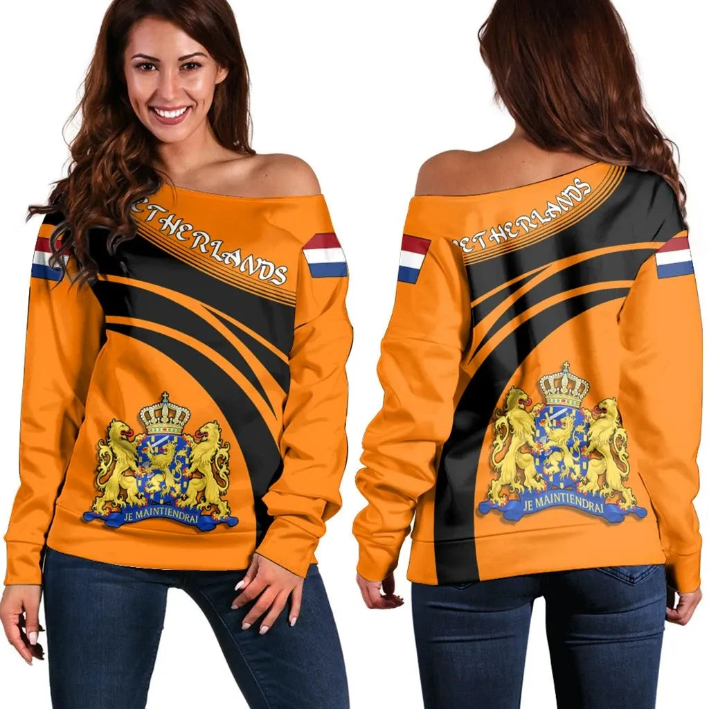 Netherlands Coat Of Arms Shoulder Sweater Cricket