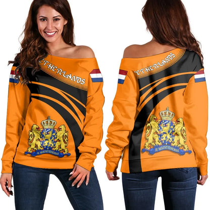 Netherlands Coat Of Arms Shoulder Sweater Cricket