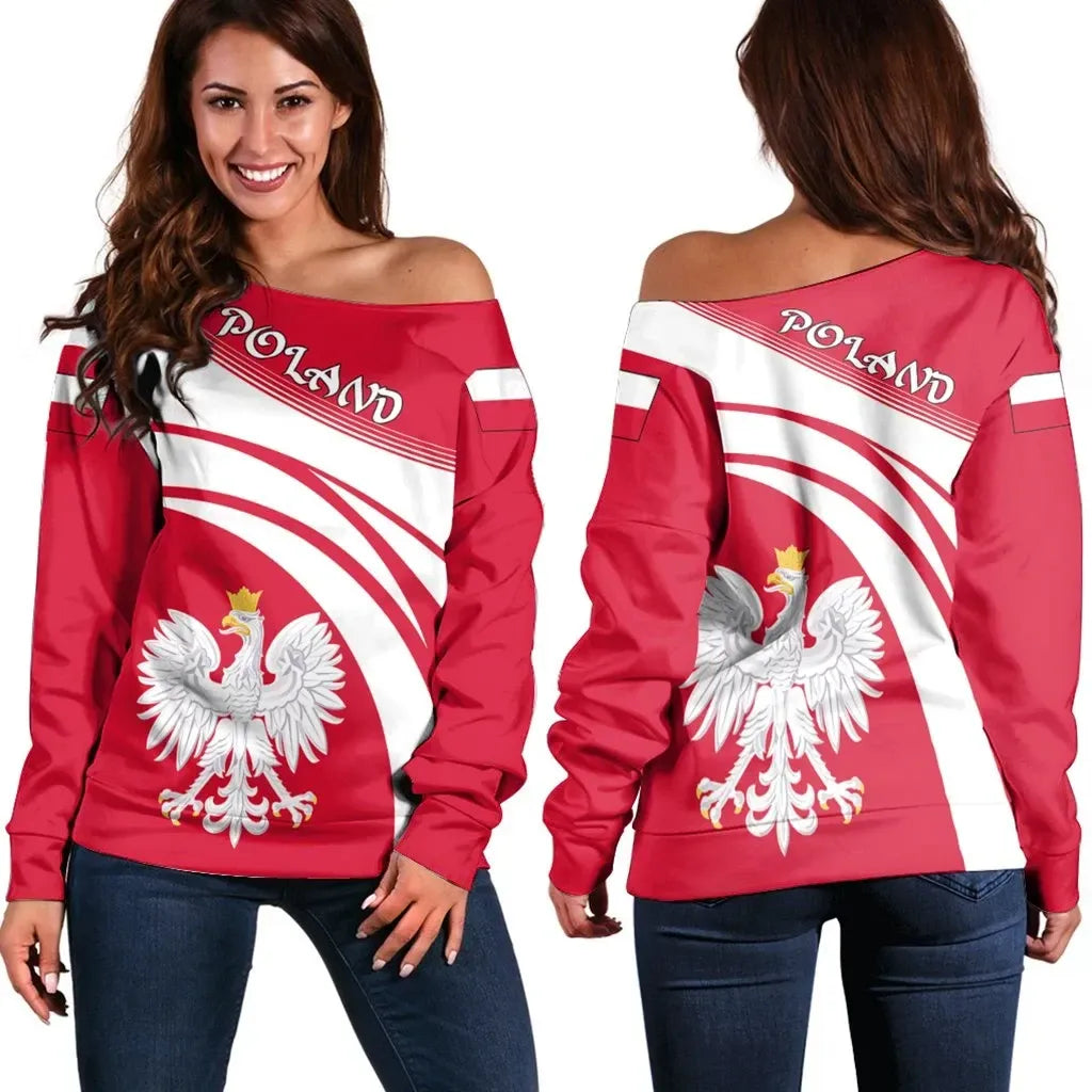 Poland Coat Of Arms Shoulder Sweater Cricket
