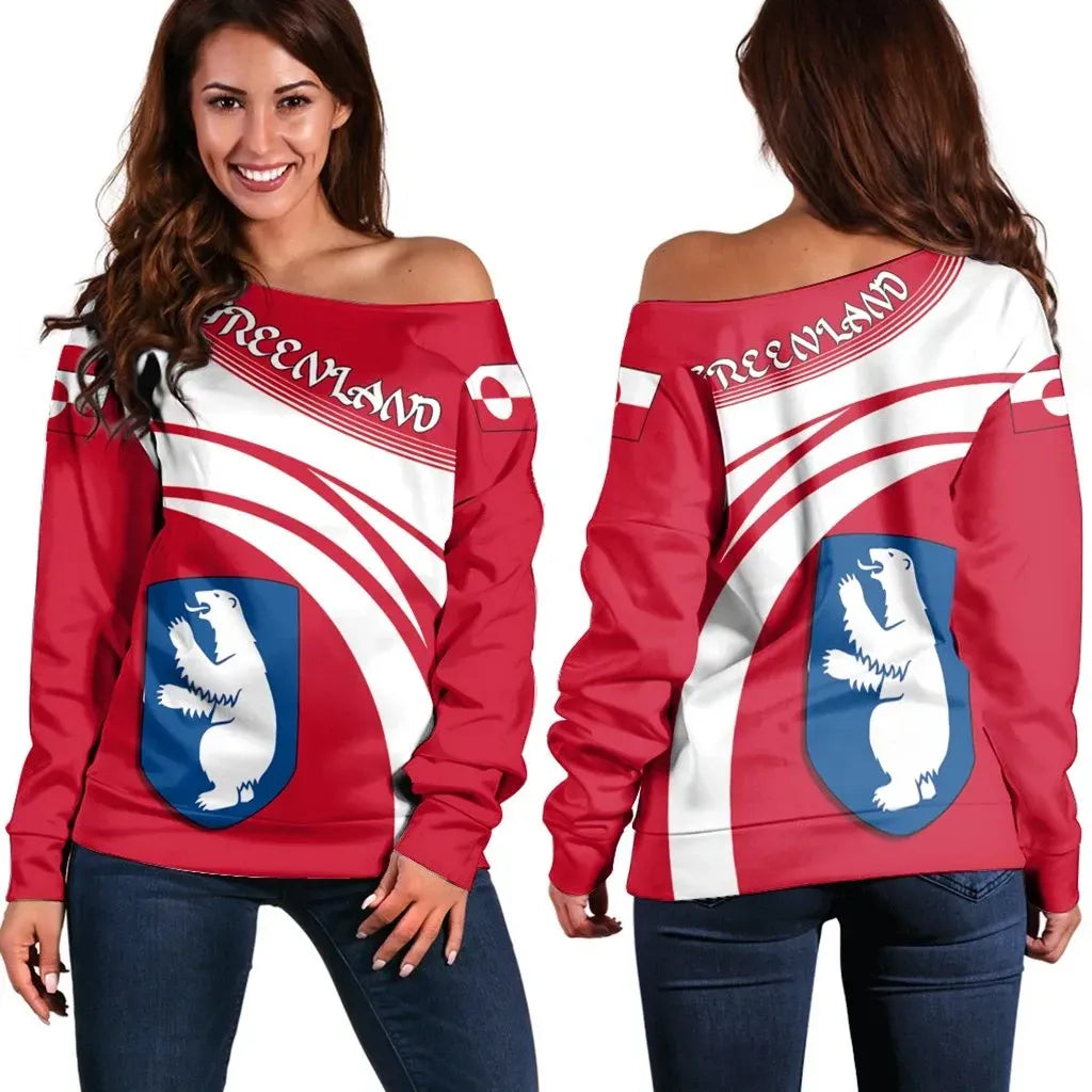 Greenland Coat Of Arms Shoulder Sweater Cricket