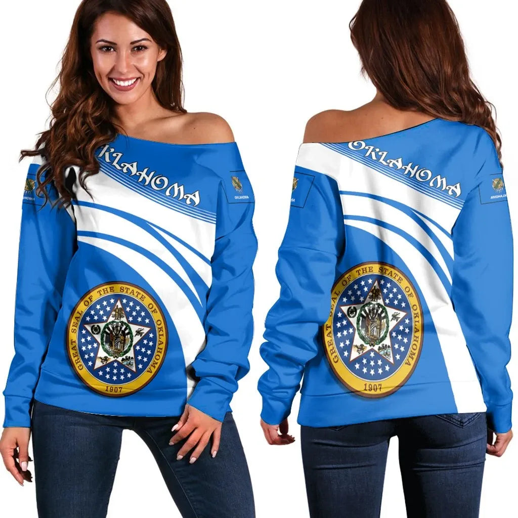 Oklahoma Coat Of Arms Shoulder Sweater Cricket