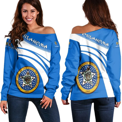 Oklahoma Coat Of Arms Shoulder Sweater Cricket