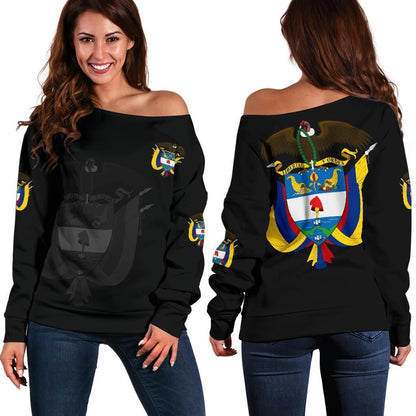 Colombia Women's Off Shoulder Sweater