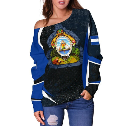Honduras Off Shoulder Sweater Honduras Spirit