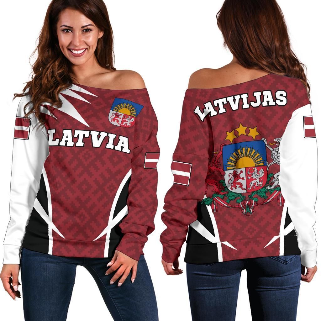 Latvia Sweater Shoulder Active