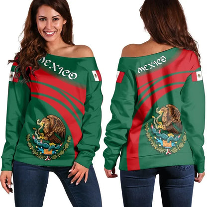 Mexico Coat Of Arms Shoulder Sweater Cricket
