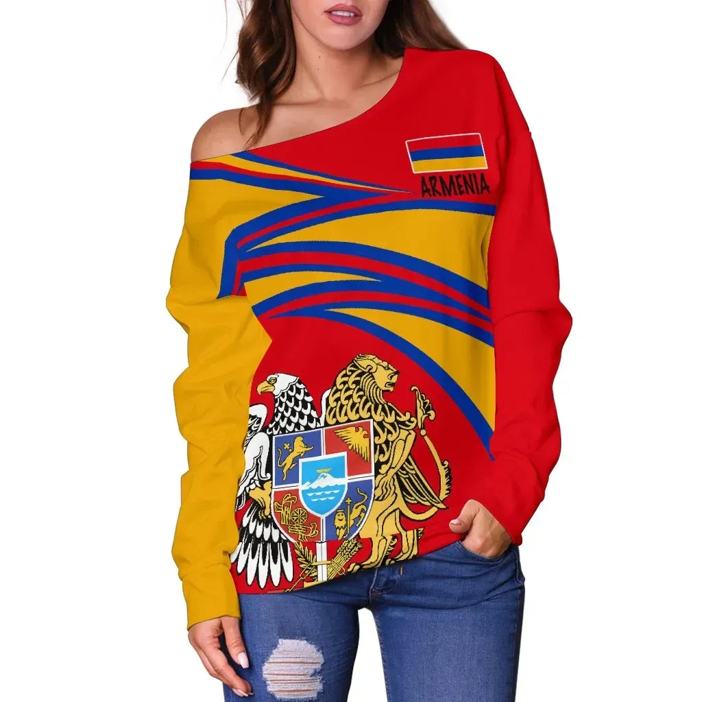 Armenia Off Shoulder Sweater
