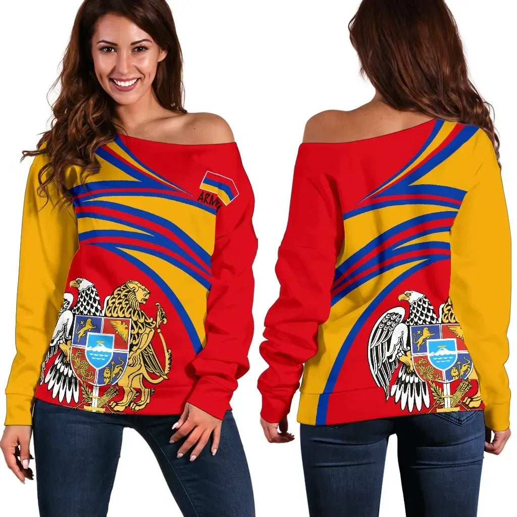 Armenia Off Shoulder Sweater