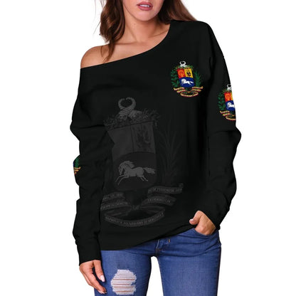 Venezuela Women's Off Shoulder Sweater