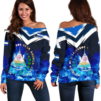 El Salvador Women's Off Shoulder Sweater New Release