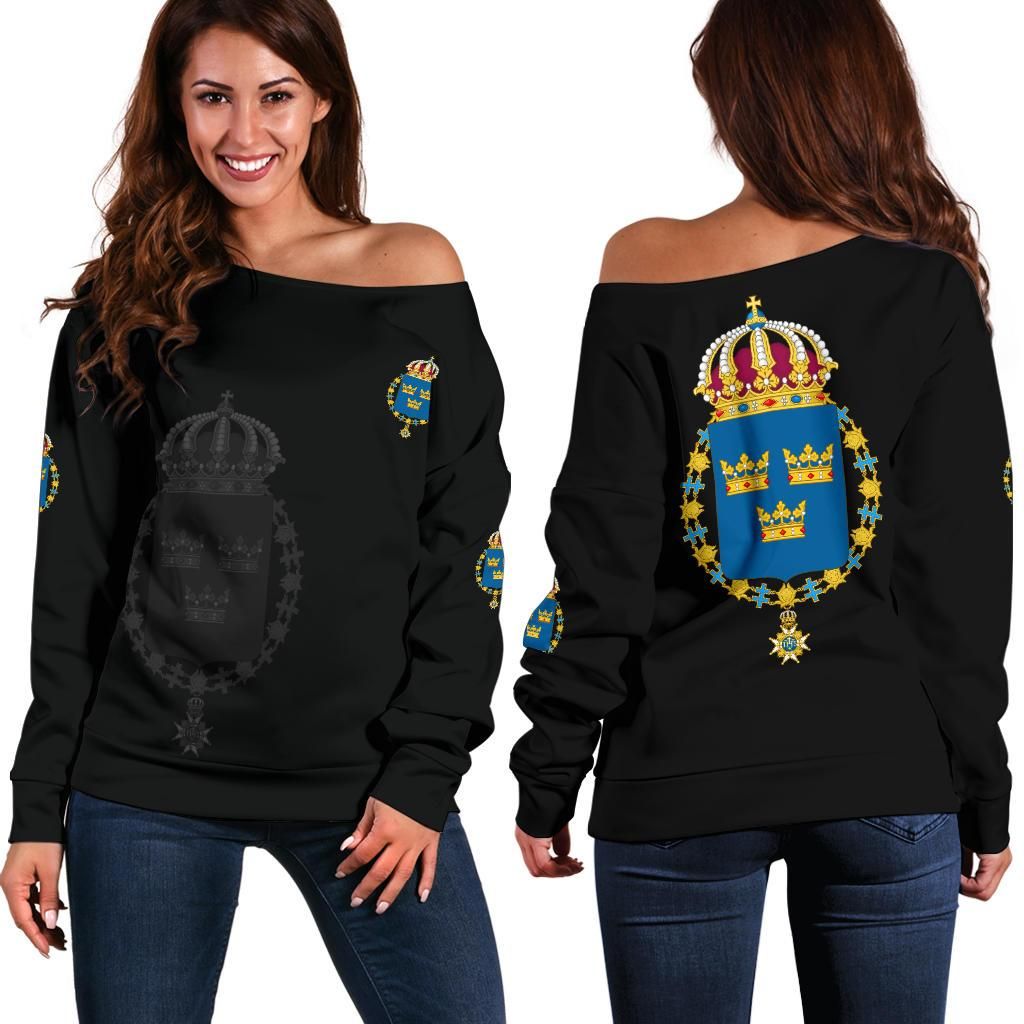Sweden Women's Off Shoulder Sweater