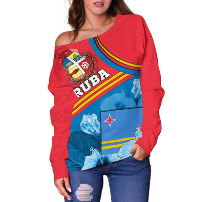 Aruba Off Shoulder Sweater One Happy Island