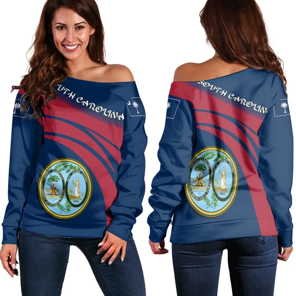 South Carolina Coat Of Arms Shoulder Sweater Cricket