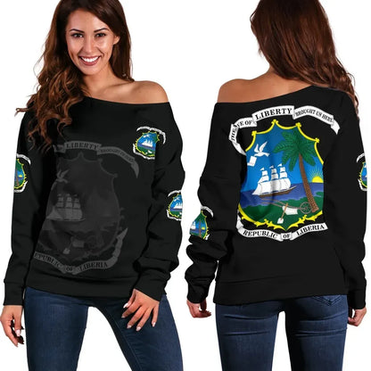 Liberia Women's Off Shoulder Sweater