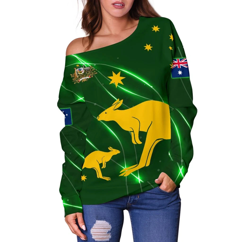 The Aussie Women's Off Shoulder Sweater