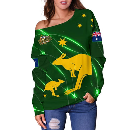 The Aussie Women's Off Shoulder Sweater