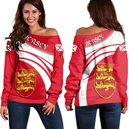Jersey Coat Of Arms Shoulder Sweater Cricket