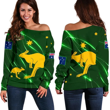 The Aussie Women's Off Shoulder Sweater