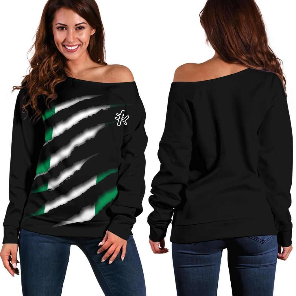 Nigeria Women's Off Shoulder Sweater Inside Me Bn09
