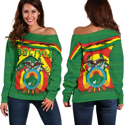 Bolivia Women Off Shoulder Sweater Vibes Version