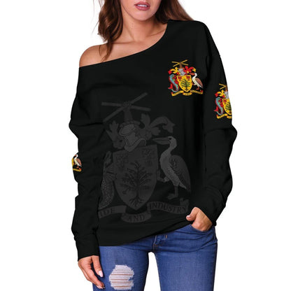 Barbados Women's Off Shoulder Sweater