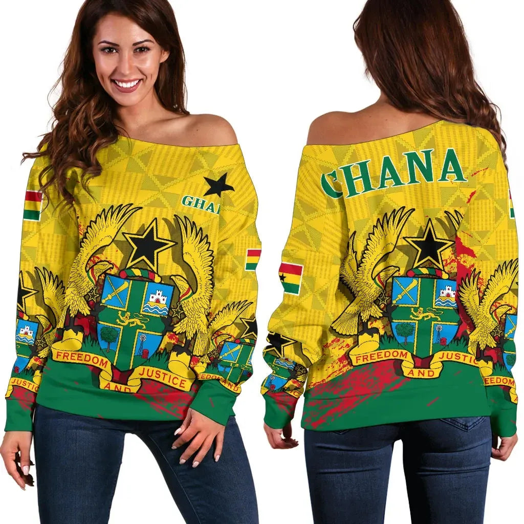 Ghana Special Off Shoulder Sweater