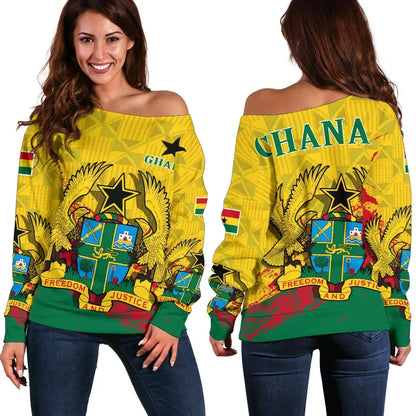 Ghana Special Off Shoulder Sweater