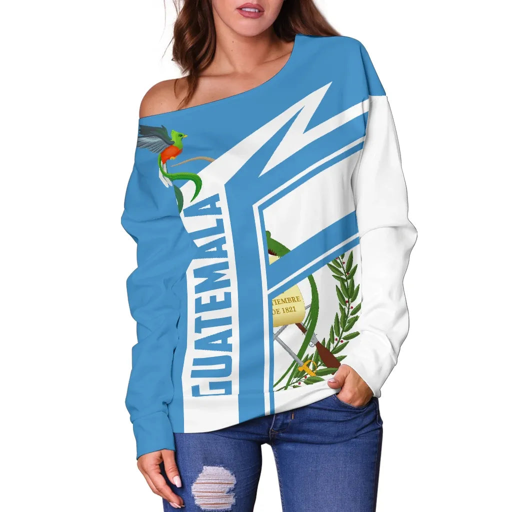 Guatemala Air Off Shoulder Sweater Th0