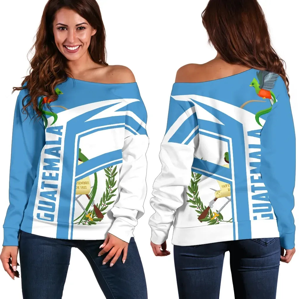 Guatemala Air Off Shoulder Sweater Th0