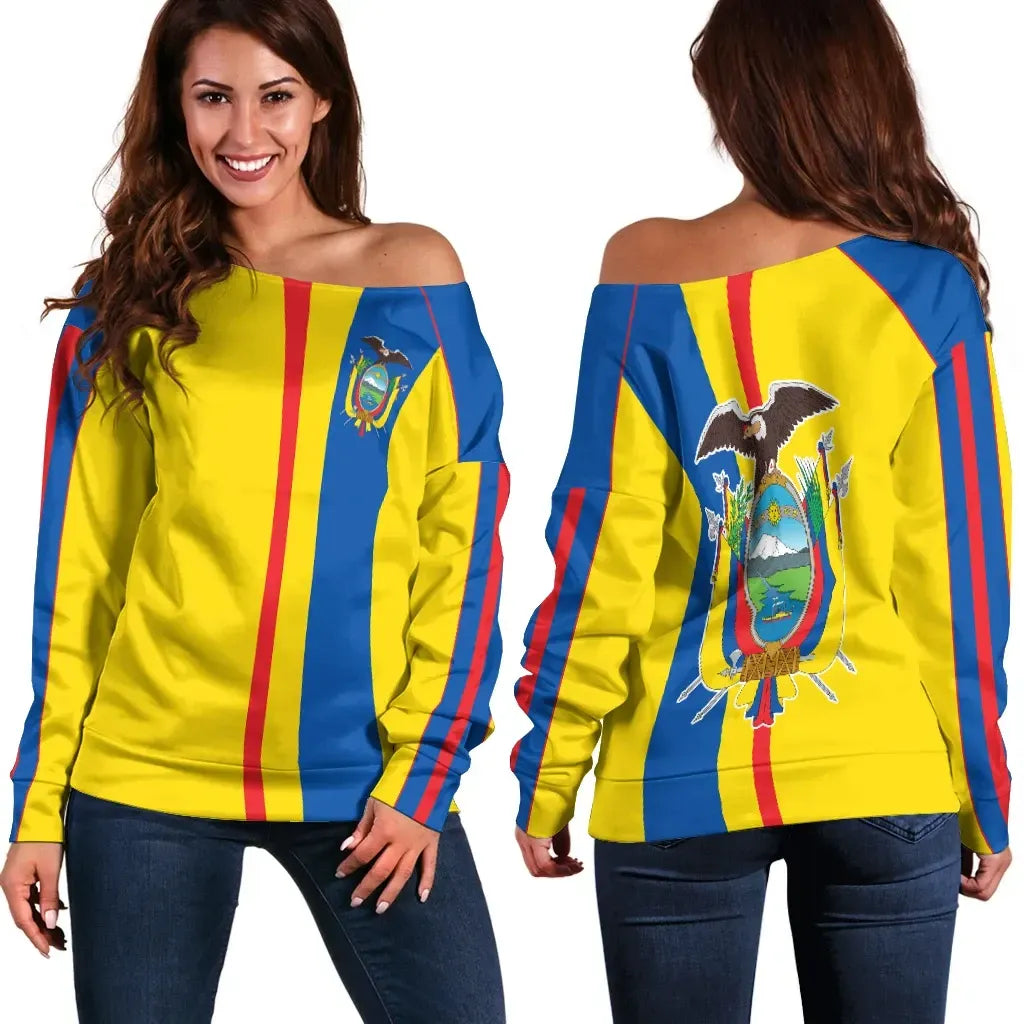 Ecuador Off Shoulder Sweater National Home
