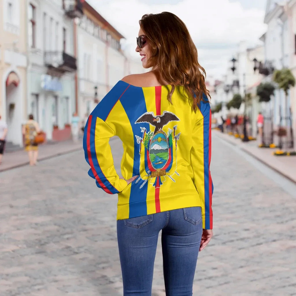 Ecuador Off Shoulder Sweater National Home